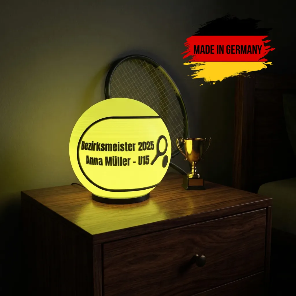 Tennisball-Lampe (16 cm, Ohne Akku (USB-Kabel))